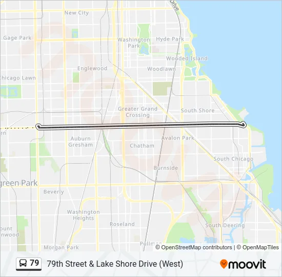 79 Bus Line Map