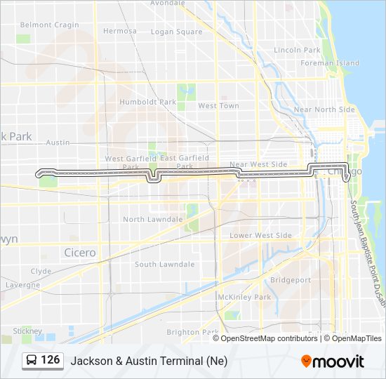 126 Bus Line Map