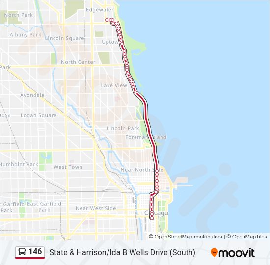 146 Bus Line Map