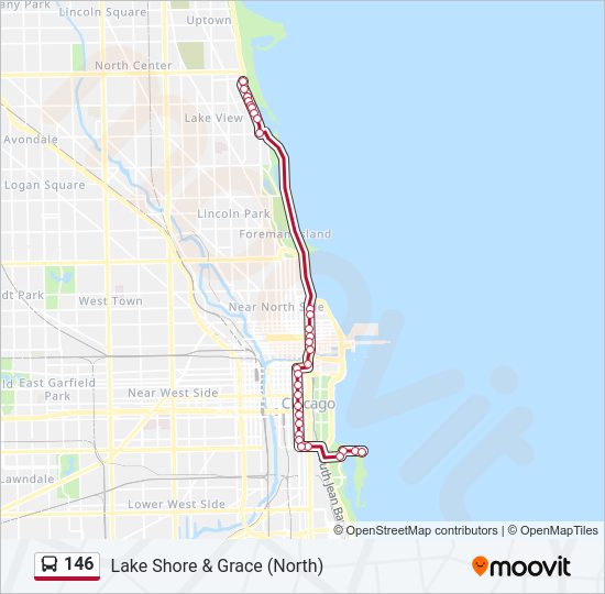 146 Bus Line Map