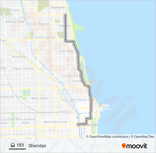 151 Bus Line Map