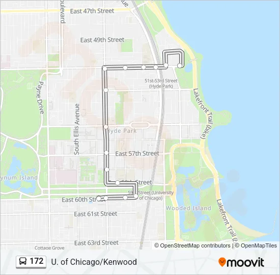 172 Bus Line Map