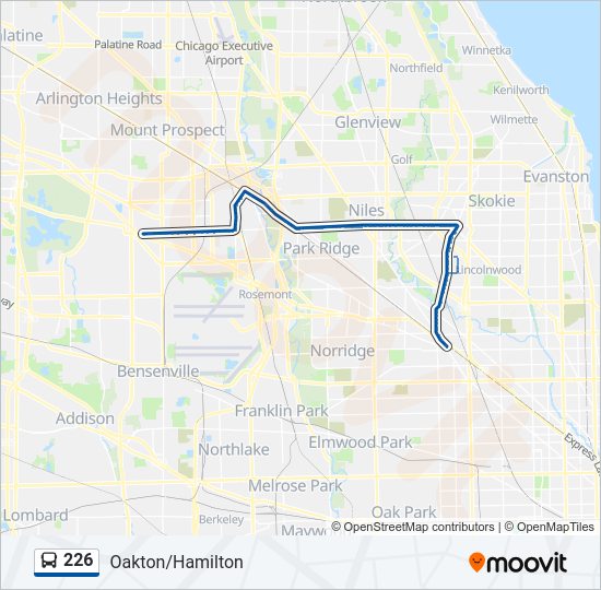 226 Bus Line Map