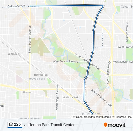 226 Bus Line Map