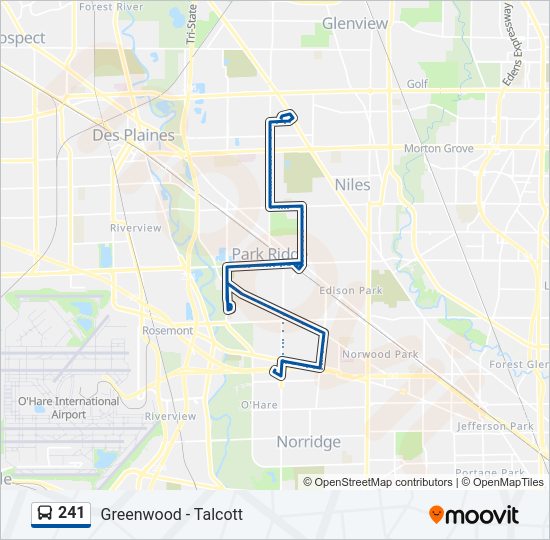 241 Bus Line Map