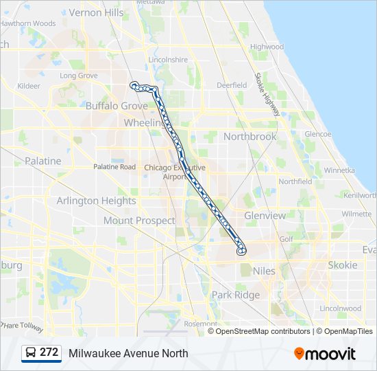 272 bus Line Map