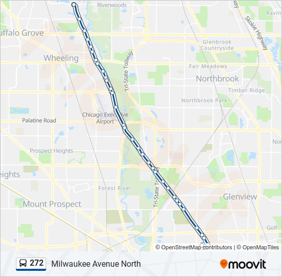 272 Bus Line Map