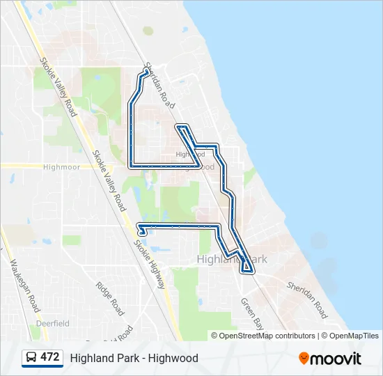 472 Bus Line Map