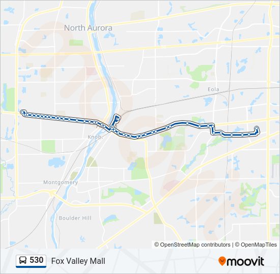 530 bus Line Map