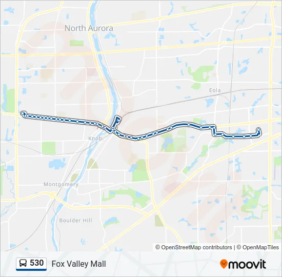 530 Bus Line Map