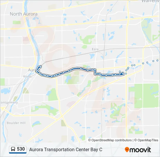 530 Bus Line Map