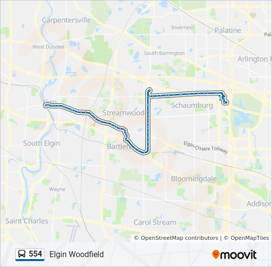 554 Route Schedules Stops And Maps West Updated