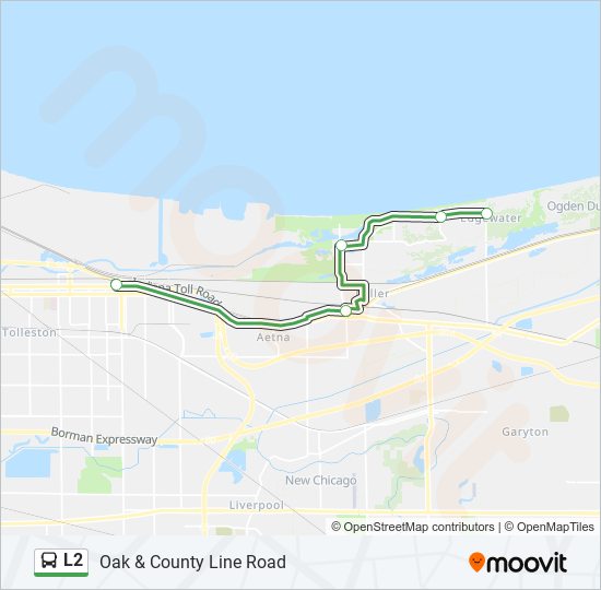 L2 Bus Line Map
