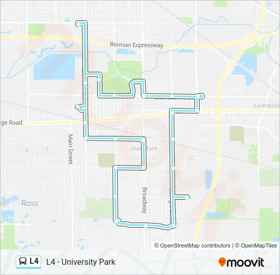 L4 Bus Line Map