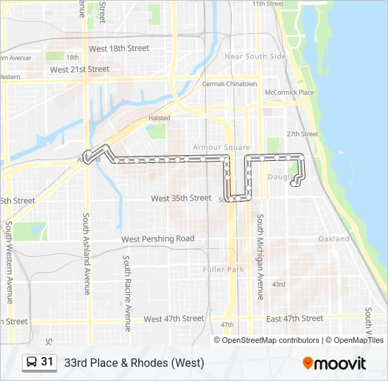 31 Bus Line Map
