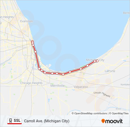 SSL train Line Map