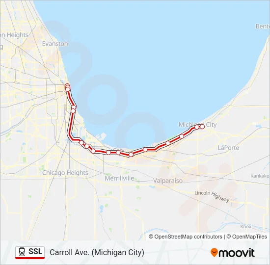 SSL Train Line Map