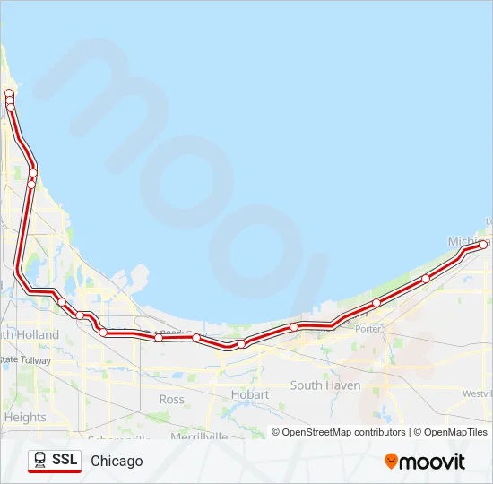 SSL Train Line Map