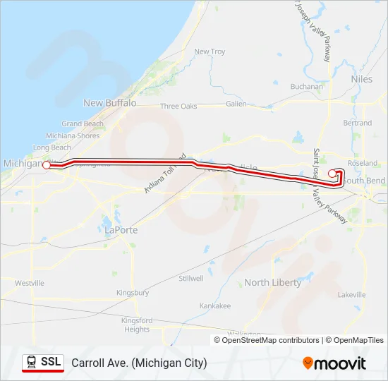 SSL Train Line Map