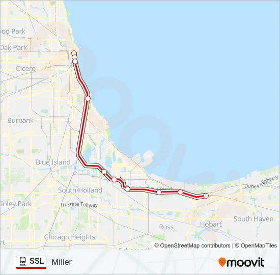SSL Train Line Map