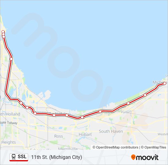 SSL train Line Map