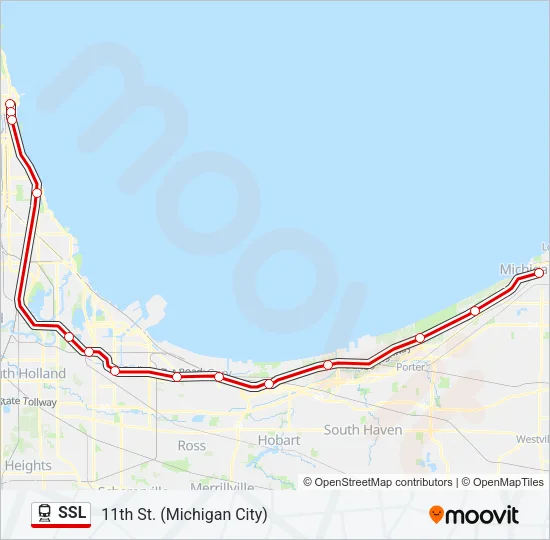 SSL Train Line Map