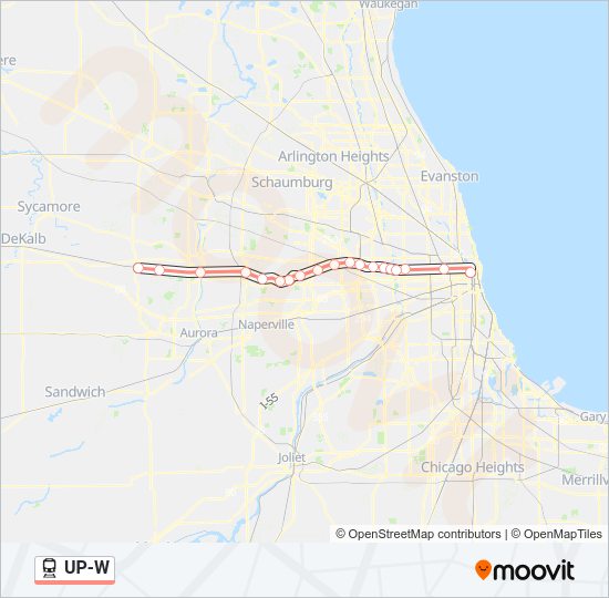 Metra Train Tracker Map Upw Route: Schedules, Stops & Maps - Elburn (Updated)