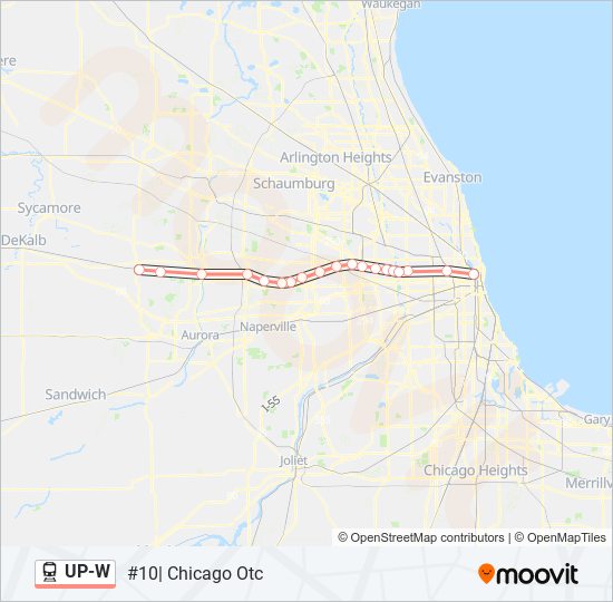 chicago union station metra map