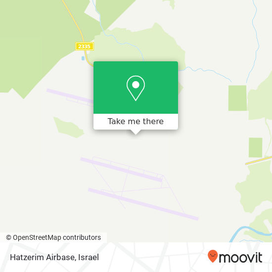 Hatzerim Airbase map