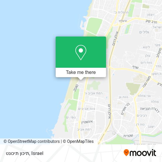 תיכון תיכונט map