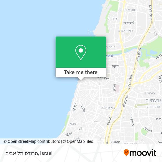 Карта הרודס תל אביב
