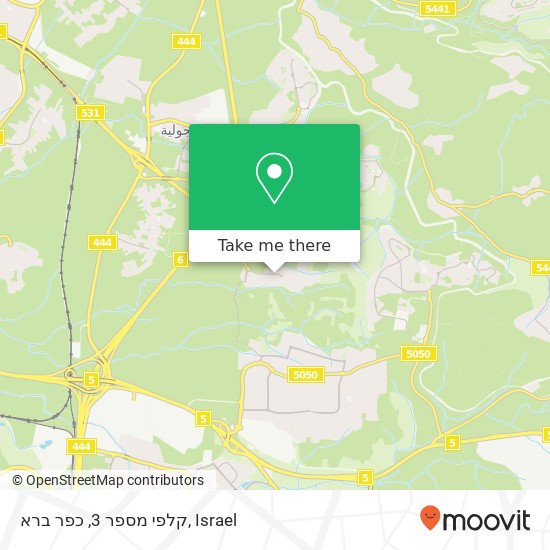 קלפי מספר 3, כפר ברא map