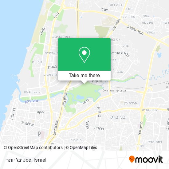 פסטיבל יותר map