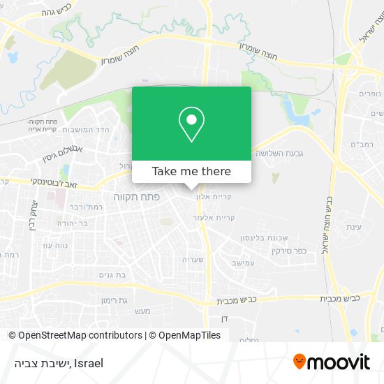 Карта ישיבת צביה