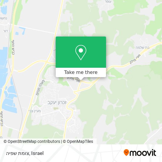 צומת שפיה map