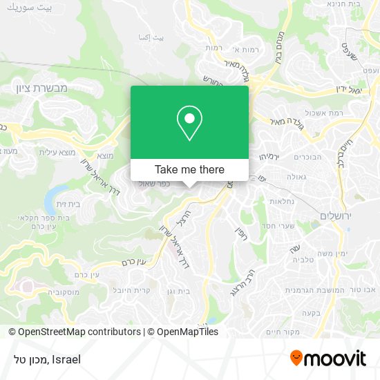 Карта מכון טל