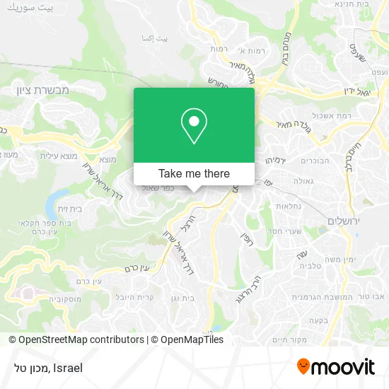 Карта מכון טל