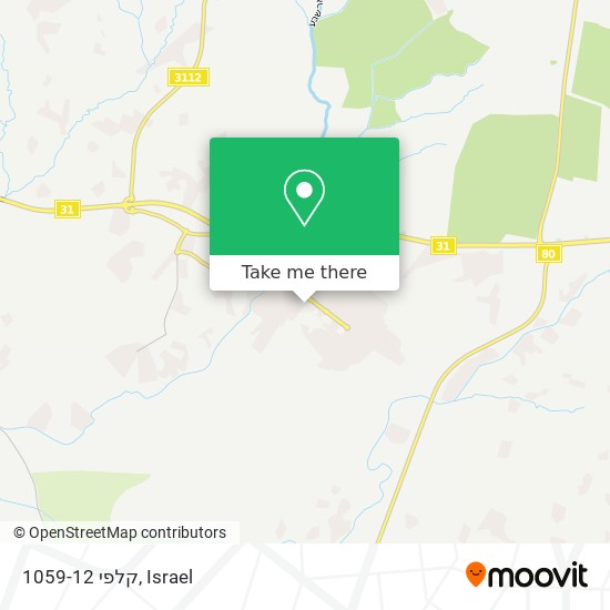 קלפי 1059-12 map