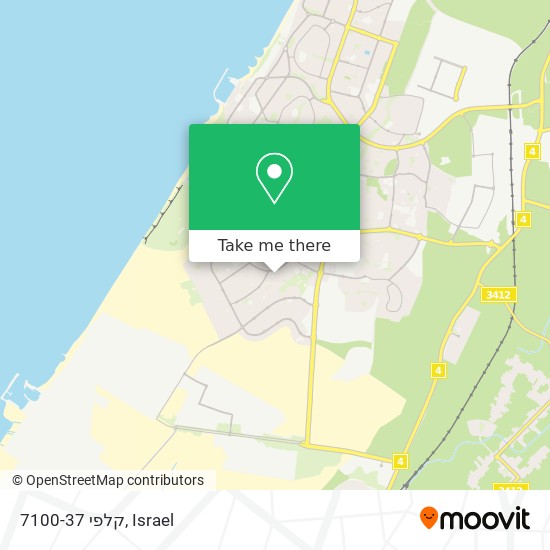 קלפי 7100-37 map