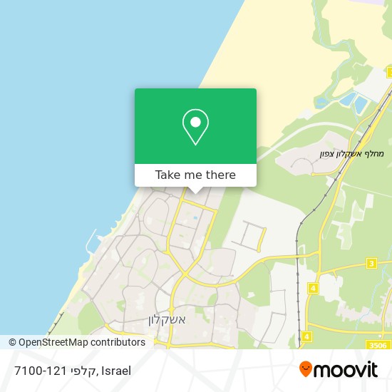 קלפי 7100-121 map