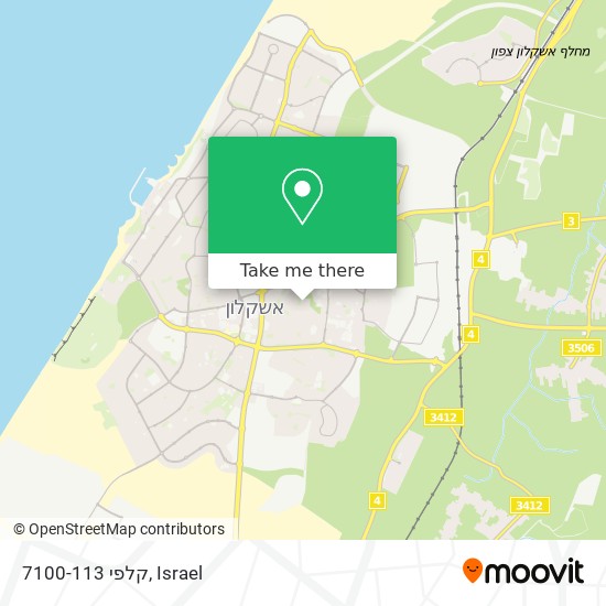 קלפי 7100-113 map