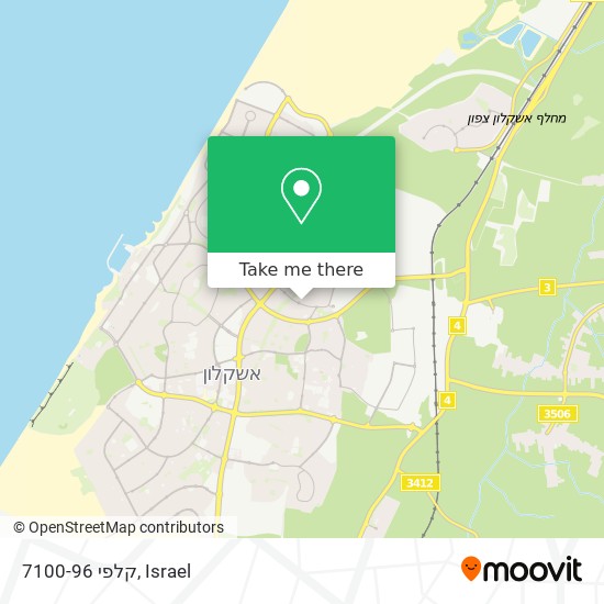 קלפי 7100-96 map