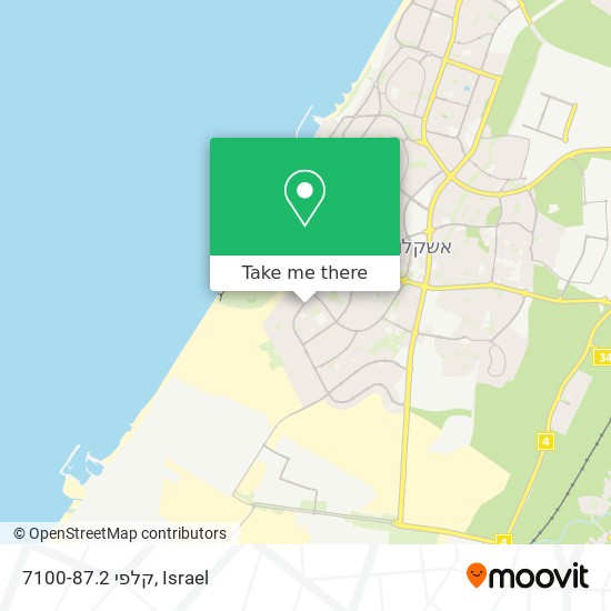 קלפי 7100-87.2 map