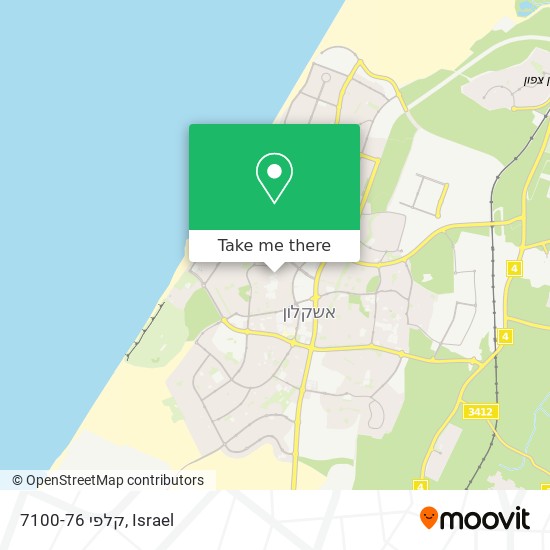 קלפי 7100-76 map