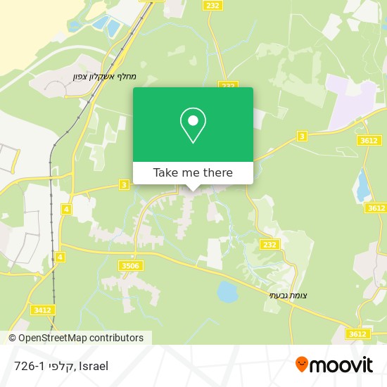 קלפי 726-1 map