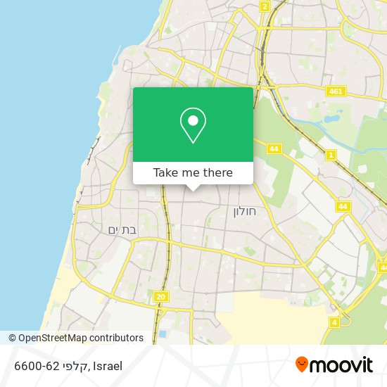 קלפי 6600-62 map