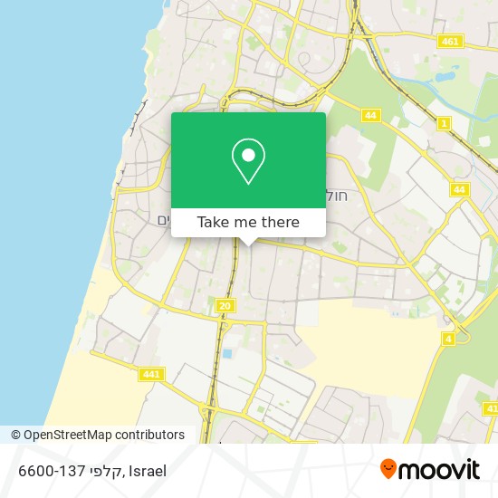 קלפי 6600-137 map