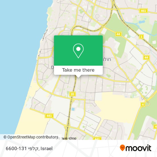 קלפי 6600-131 map