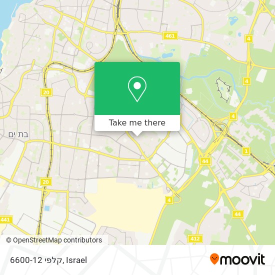 קלפי 6600-12 map