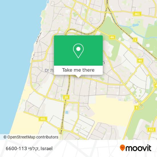 קלפי 6600-113 map